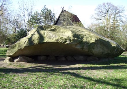 Großer Stein in der Stadt Rahden, Foto Stadt Rahden