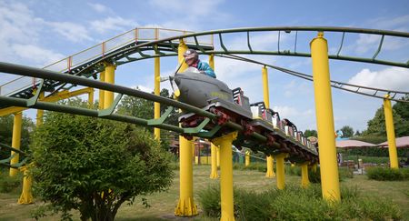 Achtbaan in Potts Park