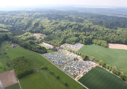 Luchtfoto Waldfreiden Festival