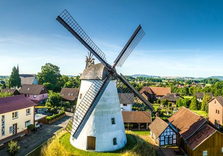 Luchtfoto molen Holzhausen