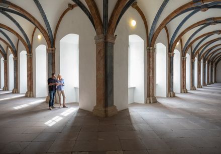 Kreuzgang in der Weltkulturerbestätte Kloster Corvey in Höxter