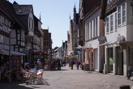 Voetgangersgebied in Lemgo