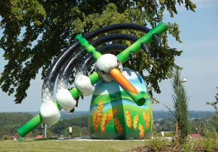 Kunstwerk Sculptuur in de natuur