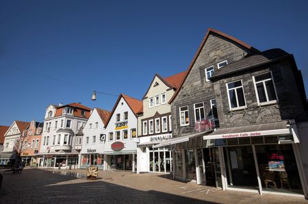 Voetgangersgebied in Lübbecke