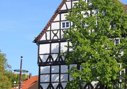 Vakwerkhuis - oude rechterwoning in Nieheim