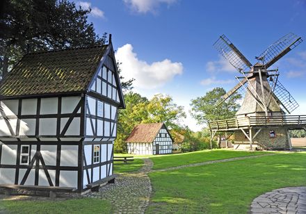 Molenensemble in Levern