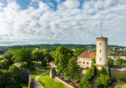 Kasteel Sparrenburg in het Teutoburgerwoud