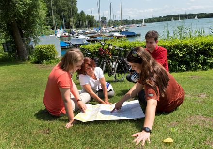 Picknick aan het Lippe-meer