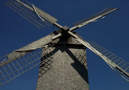 Bockwindmühle Wehe in der Stadt Rahden, Foto Stadt Rahden