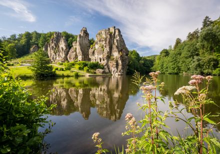 Externsteine - rotsformatie en uniek landschap
