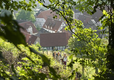 Blick auf Schieder-Schwalenberg - Niesetalweg 