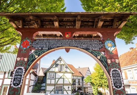 historische vakwerkpoort