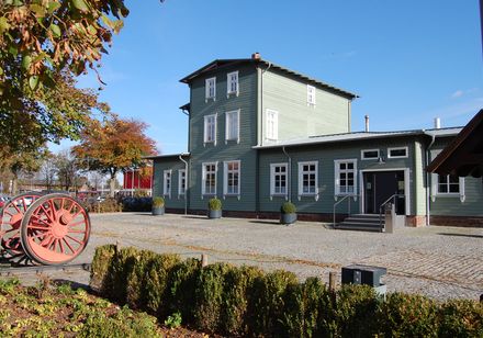 Bahnhof in der Stadt Rahden, Foto Stadt Rahden